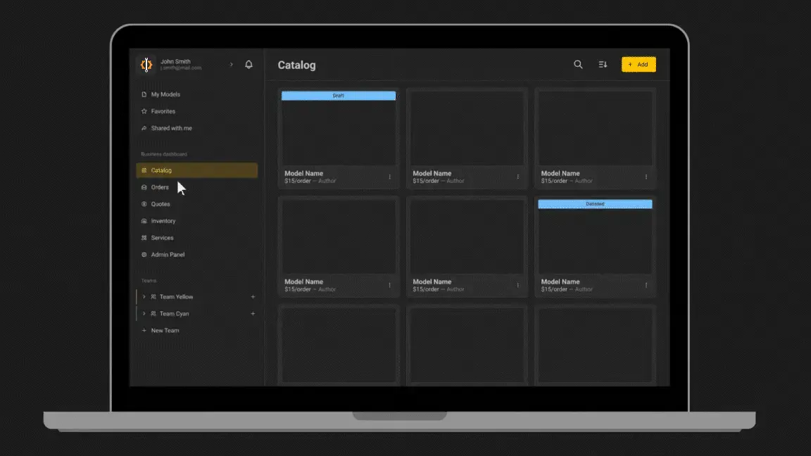 White-label бизнес-панель управления - configurator.tech