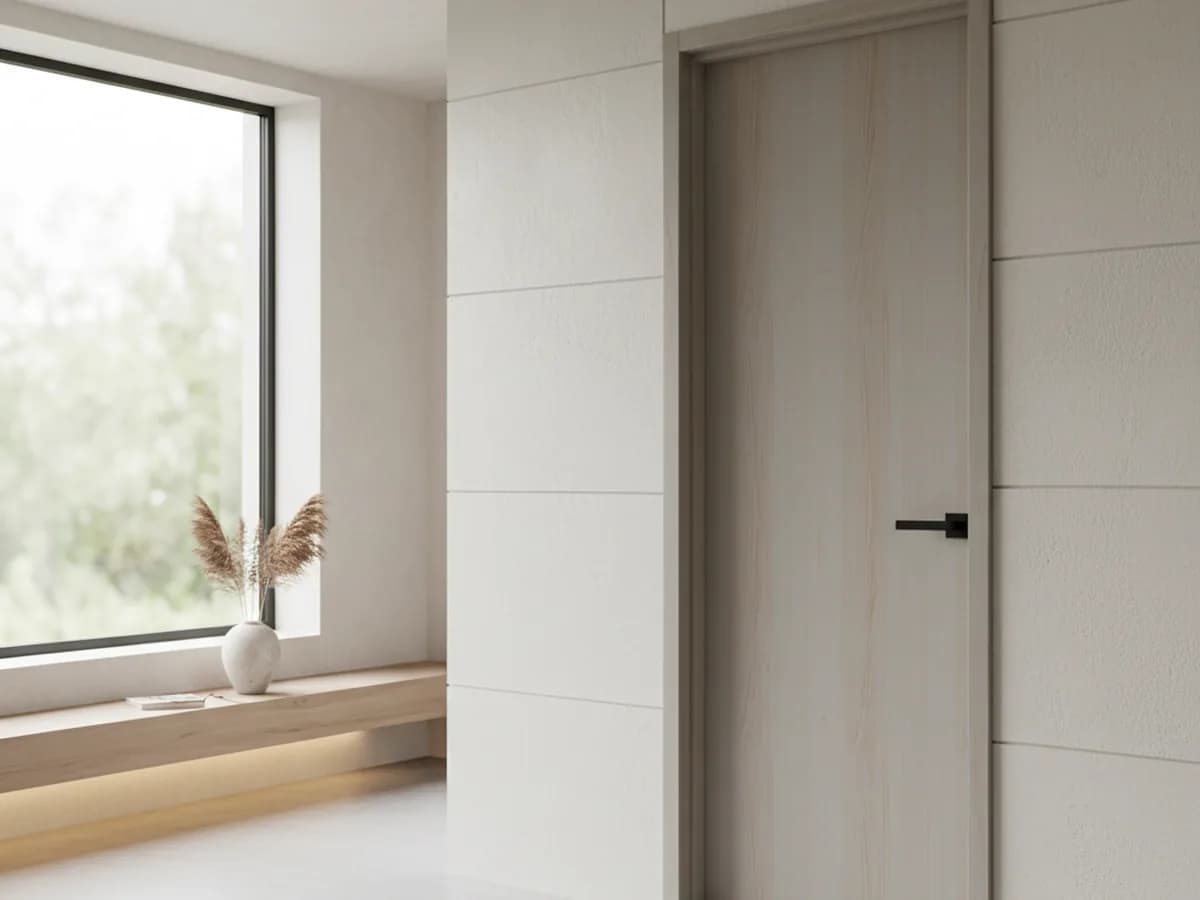 A custom door configured with parameters